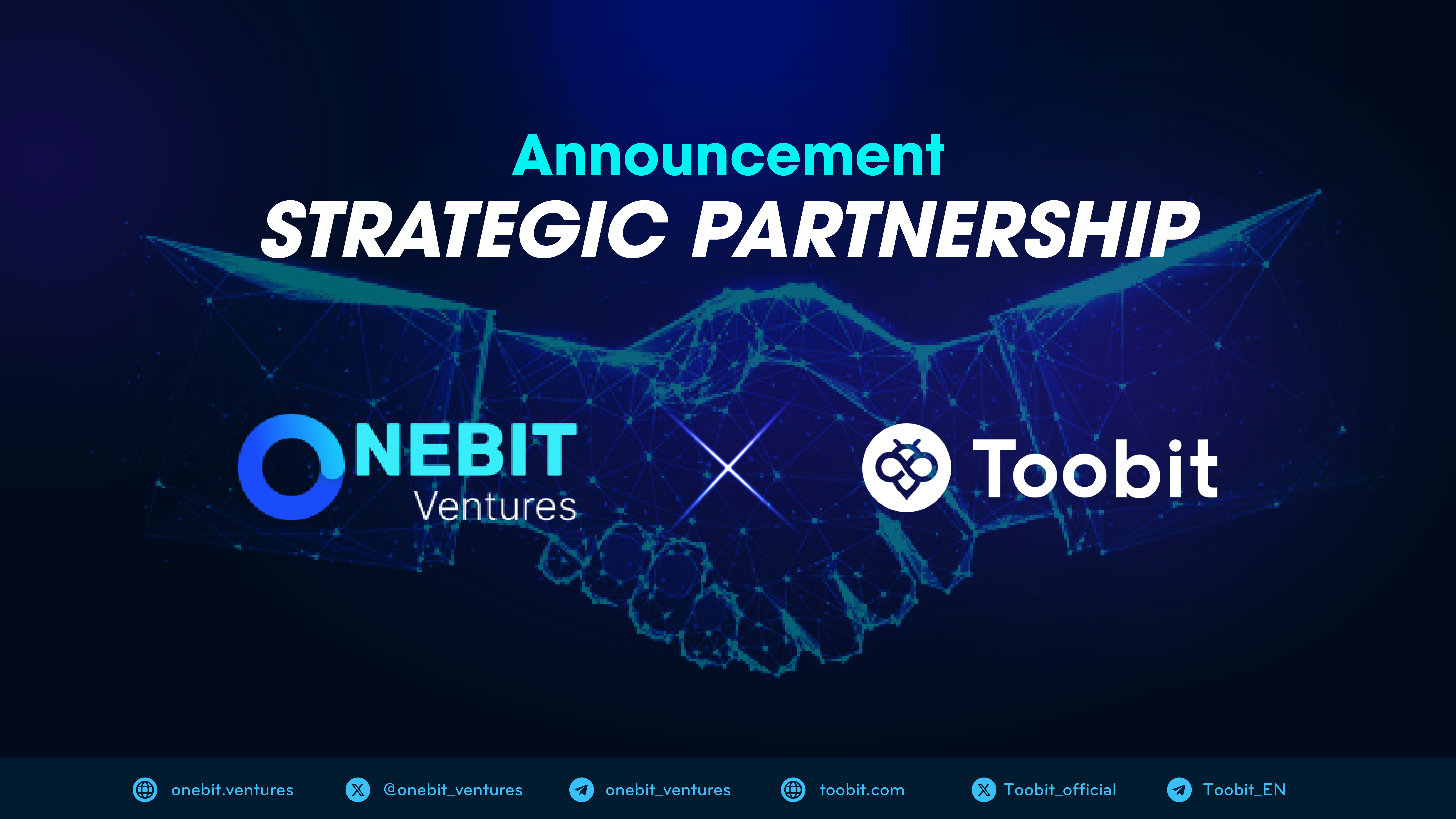 Exciting News: Onebit Ventures Partners with Toobit!